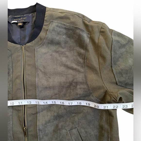 CURRENT AIR GREEN and BLACK SIZE Small Jacket NEW FREE PEOPLE Moss - Picture 6 of 7
